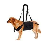 Harnais pour chiot | Harnais pour chien avec poignée de contrôle, ceinture auxiliaire anti-étranglement, promenade avec laisses, prend en charge les animaux blessés