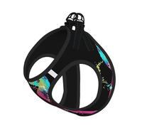 Harnais pour Chiots, imprimé Femme colorée, réglable, avec Clips pour Laisse, Harnais d'entraînement pour Animaux de Compagnie