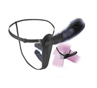 Harnais pour couples OnundOn Gode-ceinture vibrant 10 modes Gode-ceinture pour couples Double gode avec télécommande pour femmes lesbiennes