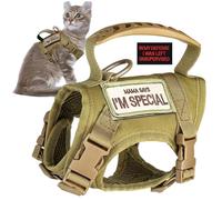 Harnais pour Grand Chat | Harnais pour Chien Anti-évasion, Gilet Anti-Choc, Sangle de Poitrine réglable et Confortable pour Chat de et Petite Taille
