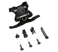 Harnais pour grands chats, avec support réglable de caméra - Harnais moyen pour chat pour caméra d'action | pour chat intérieur et extérieur, randonnée, promenade, entraînement, aventures, camping