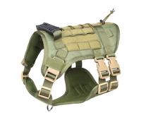 Harnais pour grands chiens avec matériaux de haute résistance offrant un contrôle complet et une protection pour les promenades quotidiennes et les voyages d'aventure