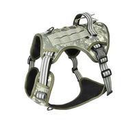 Harnais pour grands chiens Strength Materials offrant un contrôle et des protections complets pour les promenades quotidiennes et les voyages d ' aventure Harnais de sécurité pour animaux de compagnie