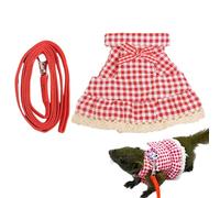 Harnais pour hamster - Ensemble de vêtements pour petits animaux, vêtements respirants pour petits animaux avec corde de plomb pour l'entraînement en plein air, jardin, voyage, camping