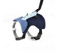 Harnais pour lapins avec laisse Duvoplus Smoking Bleu 13x10x2 cm