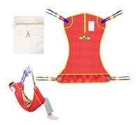 Harnais pour lève-Personne - Élingue de Levage Patient 4 Points, 230kg Résistant, Tissu Respirant - Harnais de Transfert pour Maison/EHPAD, Élingue Corps Complet (Petit)