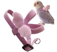 Harnais pour Oiseau Accessoires Respirants Ajustables Anti-Évasion pour