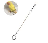 Harnais Pour Oiseaux, Harnais de formation de chaîne de chaîne de cheville de perroquet d'acier inoxydable de chaîne de pied d'oiseaux pour différents genres et tailles de perroquets(Agapornis)