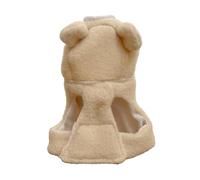 Harnais pour oiseaux pour calopsittes - Foulard pour perroquet - Joli costume d'oiseau en forme d'ours - Vêtement chaud et polyvalent - Accessoire de cosplay pour les réunions de famille, les