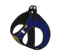 Harnais pour petit animal de compagnie - Petite taille, imprimé drapeau de l'État de l'Indiana, réglable, pour chats et chiens, parfait pour la promenade en plein air