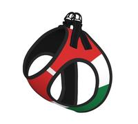 Harnais pour petit animal de compagnie - Petite taille, imprimé drapeau des Seychelles, réglable, pour chats et chiens, parfait pour la promenade en plein air