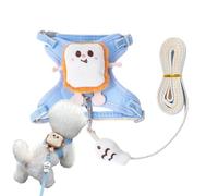 Harnais pour petit chien - Anti-fuite - Doux - Sans traction - Avec | Ensemble de harnais pour chien de taille moyenne pour l'entraînement, les excursions du w nd, le camping, les voyages