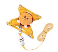 Harnais pour petit chien - Anti-fuite - Doux - Sans traction - Avec poupée | Ensemble de harnais pour chien de taille moyenne pour les excursions du w nd, l'entraînement, les promenades quotidiennes