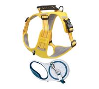 Harnais pour petit chien | Gilet anti-fugue confortable avec sangle de poitrine réglable, harnais pour chien avec poignée, pour l'extérieur, le jardin, la cour, les activités de pelouse, la marche