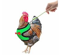 Harnais pour poule - Gilet confortable en maille respirante | Harnais respirant réglable avec laisse | Petit gilet pour animaux de compagnie pour jardin, rue, oies de canard, poule coq avec corde pour