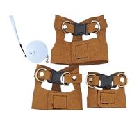 Harnais pour reptiles, harnais pour petits animaux | Harnais réglable en cuir PU souple avec corde de traction | Gilet de marche pour la formation des petits animaux, harnais 3X par pa