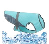 Harnais Rafraîchissant pour Chiens, Veste Harnais Refroidissante pour Chien, Veste Anti-UV Réglable Taille S M pour Promenade Voyage Plage Randonnée Extérieur