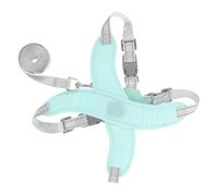 Harnais Réfléchissant Ajustable pour Chat et Chien Laisse, 1 Set | Tissu Léger, Boucles à Dégagement Rapide, Tour de Cou 34-45cm, Buste 42-52cm, Sorties Nocturnes