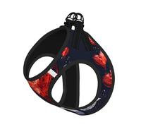 Harnais réfléchissant pour chien avec inscription « I Love You Words with Hearts »