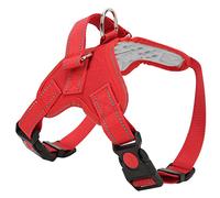 Harnais réfléchissant pour Chien, Gilet réglable en Tissu Oxford pour Animaux de Compagnie avec loquet Anti-lâche (S Convient au Tour de tête 36-41 et)