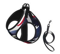 Harnais réfléchissant pour chien Motif aigle américain Fly Eagle 1