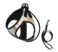Harnais réfléchissant réglable pour chien, harnais de promenade respirant avec accessoires, laisse, rue italienne, sûr, antidérapant, anti-fuite, harnais pour chiot, chat, S
