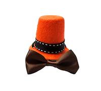 Harnais réglable en forme de dragon barbu 3 pièces avec chapeau de magicien et nœud papillon pour reptiles et petits animaux de compagnie, costume de vacances, Halloween, Thanksgiving