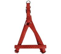 Harnais réglable Mc Leather 25mm rouge