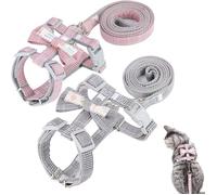Harnais RéGlable Nylon pour Chat Harnais Chat Petit Chien Harnais Laisse Chat pour Petit Chat Chien Animal de Compagnie Exerc [W408]