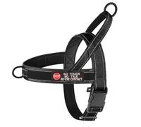 Harnais Réglable pour Animaux De Compagnie avec Autocollant, Harnais Tactique Militaire Réfléchissant sans Traction pour Chien, Harnais en Nylon Doux Et Confortable pour Chiens De Petite, Moyenne