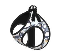 Harnais réglable pour chien avec imprimé pingouins mignons