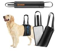 Harnais réglable pour chien avec sangles Velcro personnalisables avec le logo du nom de votre chien spécialement conçu comme un harnais de soutien de jambe arrière, il aide les chiens âgés, handicapés