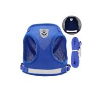 Harnais réglable pour chien pour des motifs réfléchissants, sangle de poitrine facile à porter pour petit équipement de marche, harnais facile à porter