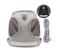 Harnais réglable pour chien pour des motifs réfléchissants, sangle de poitrine facile à porter pour petit équipement de marche, harnais facile à porter