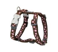 Harnais réglable pour chien Red Dingo Marron 20 mm