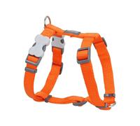 Harnais réglable pour chien Red Dingo Orange 12 mm