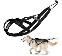 Harnais réglable pour chiens de taille moyenne d'environ 20,4 à 22,7 kg - Pour l'exercice en traîneau - Pour le cyclisme, le ski, la course à pied, le canicross - Pour chiens de taille moyenne