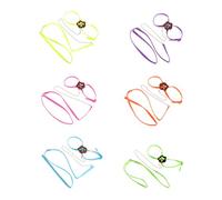 Harnais réglable pour oiseaux - Corde volante pour perroquet - Corde de traction pour petits perroquets - Multicolore - Gris africain - Pour petits perroquets - Pour grands oiseaux, conures,