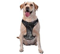 Harnais réglable réfléchissant Oxford avec fenêtre assise avec corbeau pour chien de taille moyenne et grande