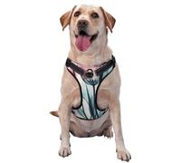 Harnais réglable réfléchissant Oxford pour chien Motif tulipes X Ray Rose