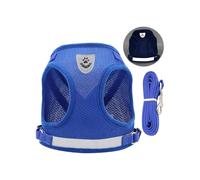 Harnais respirant pour chien avec sangle réfléchissante confortable pour petits animaux de compagnie, accessoire de marche, gilet réfléchissant