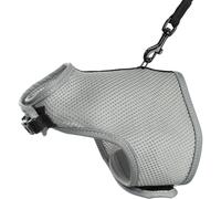 Harnais soft avec laisse de 1,20m Tour de ventre: 24-42 cm Couleurs aléatoires p