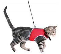 Harnais soft avec laisse de 1.20m. Tour de ventre: 24-42 cm. Couleurs aléatoires. pour chat - Trixie - TR-41896 G