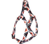 Harnais Step&GO Stian Blanc/Noir/Orange S 35-50CM 15MM