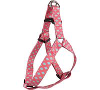 Harnais Step&GO Sue Rose/Vert L 50-70CM 25MM