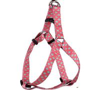 Harnais Step&GO Sue Rose/Vert M 45-60CM 20MM