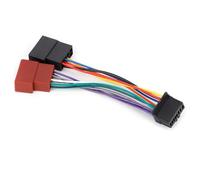 Harnais Stéréo de Voiture, Port 16 Broches vers Mini Iso, Câble de Câblage de Prise 8 Broches de Remplacement pour 2003,Terminaux et faisceaux de câbles