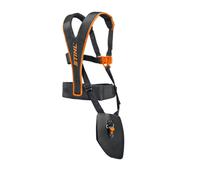STIHL Advance Plus Forest 41477109015 Sangle d'épaule Double pour débroussailleuse Souple rembourrée en Noir/Orange