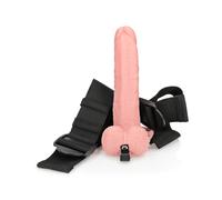 Sextoys Pour Tous Harnais Strap-On avec Gode Creux Réaliste 18 cm - REALROCK