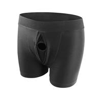 Harnais Strap-On pour Femmes - Boxer en Coton avec Dildo Silicone pour Couples